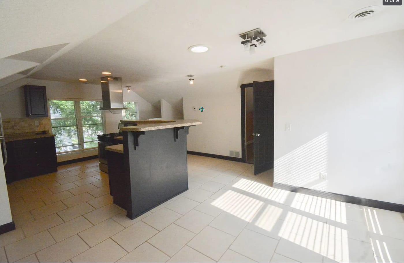 Interior of the 826 E Center Street duplex