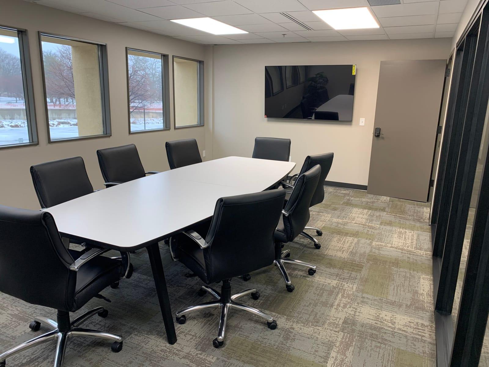 The conference room at The Hub on 3rd